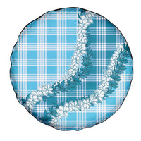 Blue Hawaii Palaka Spare Tire Cover Hawaiian Honohono Lei