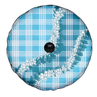 Blue Hawaii Palaka Spare Tire Cover Hawaiian Honohono Lei
