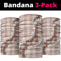 Beige Hawaii Palaka Neck Gaiter Hawaiian Honohono Lei LT05 package One Size: 25*50cm Beige - Polynesian Pride