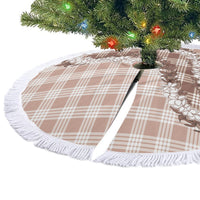 Beige Hawaii Palaka Tree Skirt Hawaiian Honohono Lei LT05 - Polynesian Pride