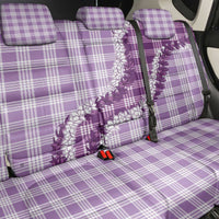 Violet Hawaii Palaka Back Car Seat Cover Hawaiian Honohono Lei LT05 - Polynesian Pride
