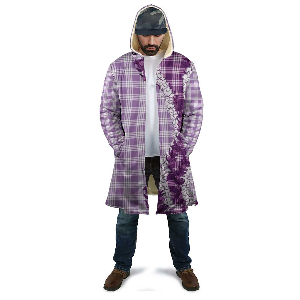 Violet Hawaii Palaka Cloak Hawaiian Honohono Lei
