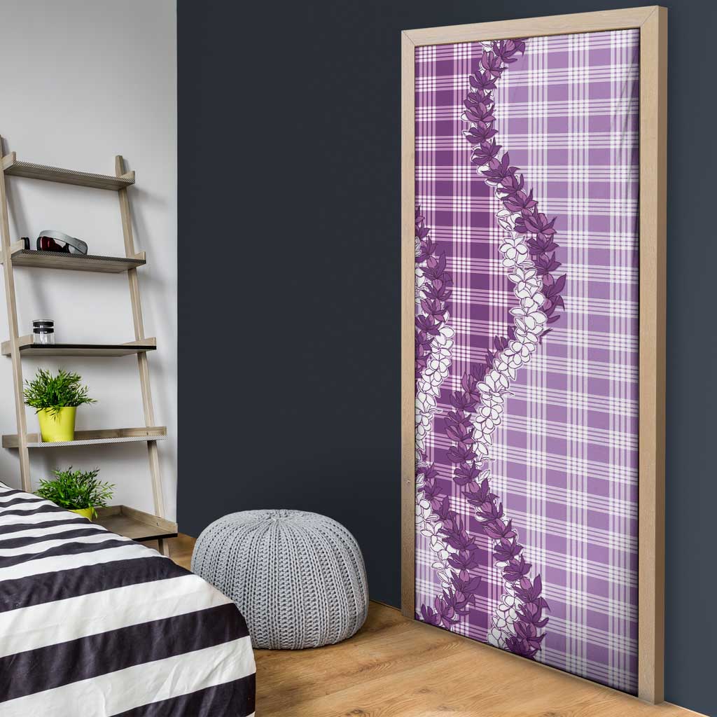 Violet Hawaii Palaka Door Cover Hawaiian Honohono Lei LT05 - Polynesian Pride