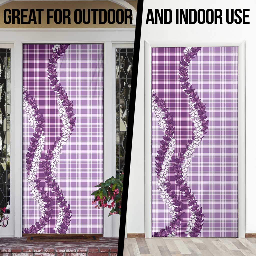 Violet Hawaii Palaka Door Cover Hawaiian Honohono Lei LT05 - Polynesian Pride