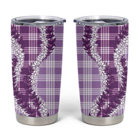 Violet Hawaii Palaka Tumbler Cup Hawaiian Honohono Lei LT05 Violet - Polynesian Pride