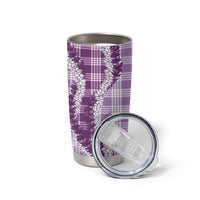 Violet Hawaii Palaka Tumbler Cup Hawaiian Honohono Lei LT05 - Polynesian Pride