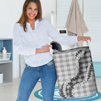 Gray Hawaii Palaka Laundry Basket Hawaiian Honohono Lei