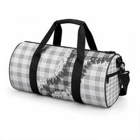 Gray Hawaii Palaka Duffle Bag Hawaiian Honohono Lei