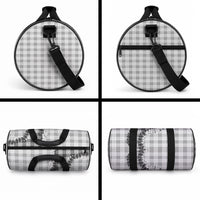 Gray Hawaii Palaka Duffle Bag Hawaiian Honohono Lei