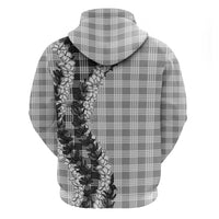Gray Hawaii Palaka Hoodie Hawaiian Honohono Lei