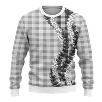Gray Hawaii Palaka Ugly Christmas Sweater Hawaiian Honohono Lei LT05 - Polynesian Pride