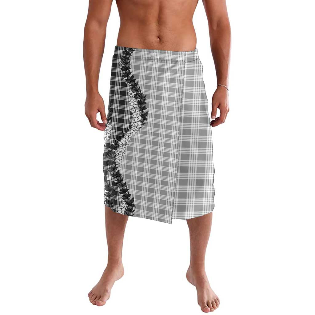 Gray Hawaii Palaka Lavalava Hawaiian Honohono Lei
