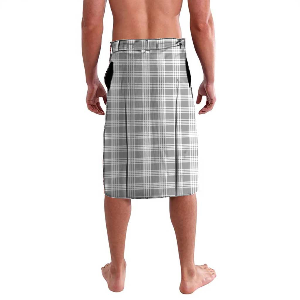 Gray Hawaii Palaka Lavalava Hawaiian Honohono Lei