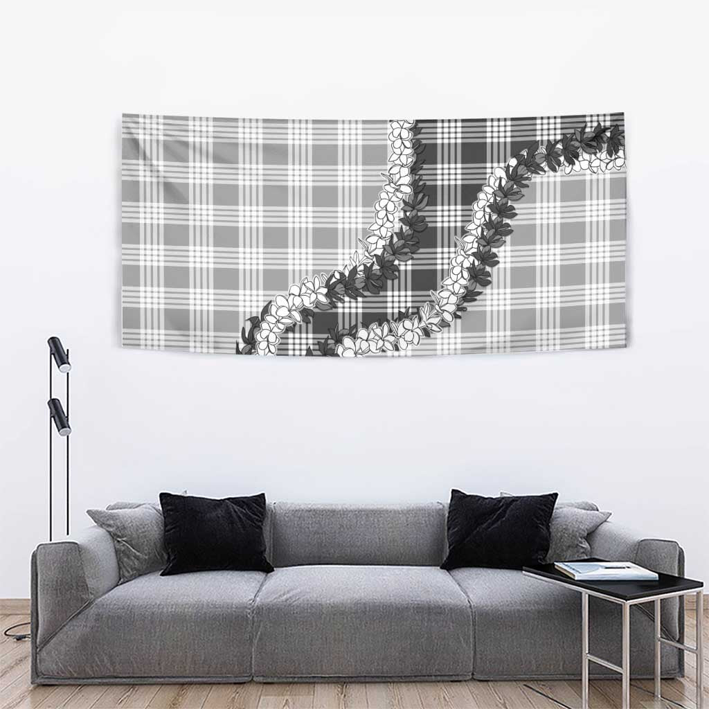Gray Hawaii Palaka Tapestry Hawaiian Honohono Lei