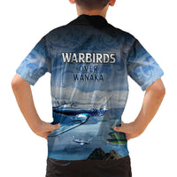 New Zealand Wanaka Air Show Kid Hawaiian Shirt With Maori Pattern LT05 - Polynesian Pride