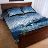 New Zealand Wanaka Air Show Quilt Bed Set With Maori Pattern