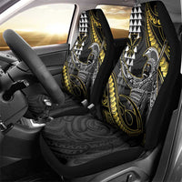 Hawaii King Kamehameha The Great Car Seat Cover Gold Tribal Tattoo LT05 - Polynesian Pride