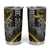 Hawaii King Kamehameha The Great Tumbler Cup Gold Tribal Tattoo