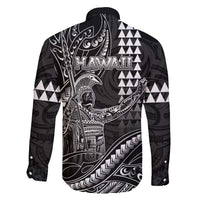 Hawaii King Kamehameha The Great Family Matching Mermaid Dress and Hawaiian Shirt Black Tribal Tattoo LT05 - Polynesian Pride