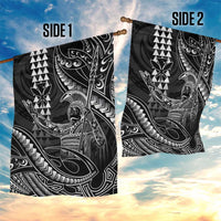Hawaii King Kamehameha The Great Garden Flag Black Tribal Tattoo