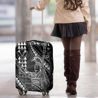 Hawaii King Kamehameha The Great Luggage Cover Black Tribal Tattoo