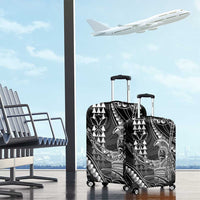 Hawaii King Kamehameha The Great Luggage Cover Black Tribal Tattoo