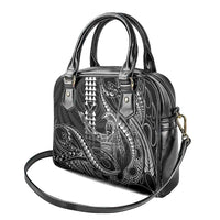 Hawaii King Kamehameha The Great Shoulder Handbag Black Tribal Tattoo