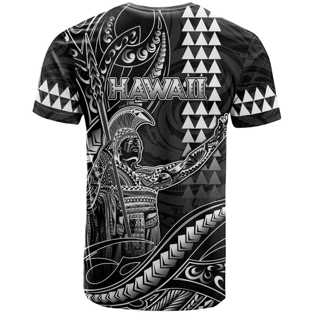 Hawaii King Kamehameha The Great T Shirt Black Tribal Tattoo