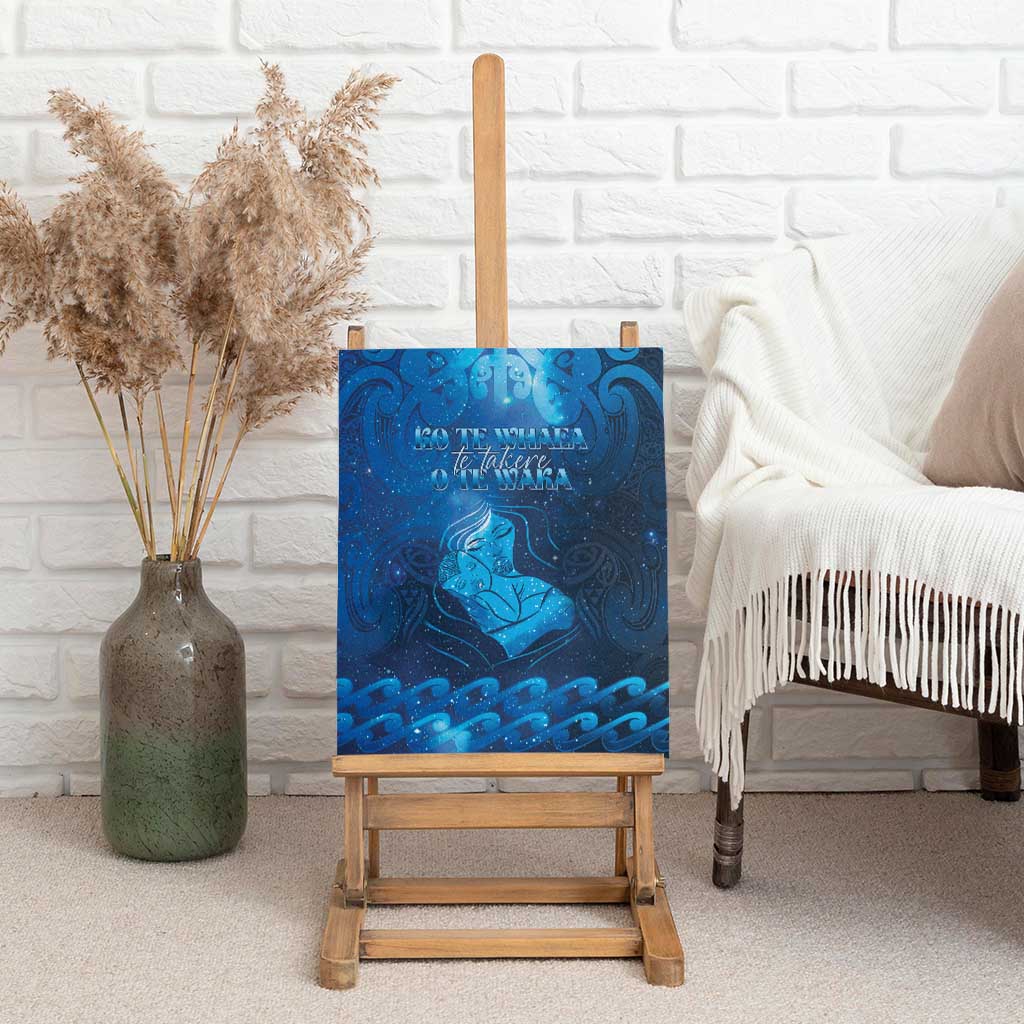 New Zealand Mother's Day Canvas Wall Art Ko Te Whaea Te Takere O Te Waka