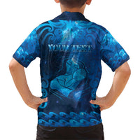 Personalised New Zealand Mother's Day Family Matching Short Sleeve Bodycon Dress and Hawaiian Shirt Ko Te Whaea Te Takere O Te Waka LT05 - Polynesian Pride