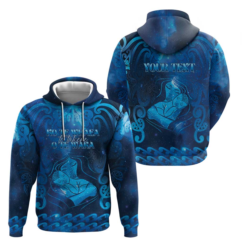 Personalised New Zealand Mother's Day Hoodie Ko Te Whaea Te Takere O Te Waka LT05 - Polynesian Pride