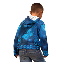 Personalised New Zealand Mother's Day Kid Hoodie Ko Te Whaea Te Takere O Te Waka LT05 - Polynesian Pride