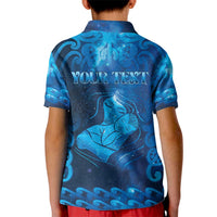 Personalised New Zealand Mother's Day Kid Polo Shirt Ko Te Whaea Te Takere O Te Waka LT05 - Polynesian Pride