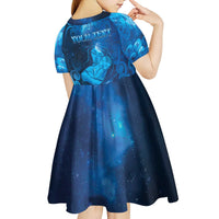 Personalised New Zealand Mother's Day Kid Short Sleeve Dress Ko Te Whaea Te Takere O Te Waka LT05 - Polynesian Pride