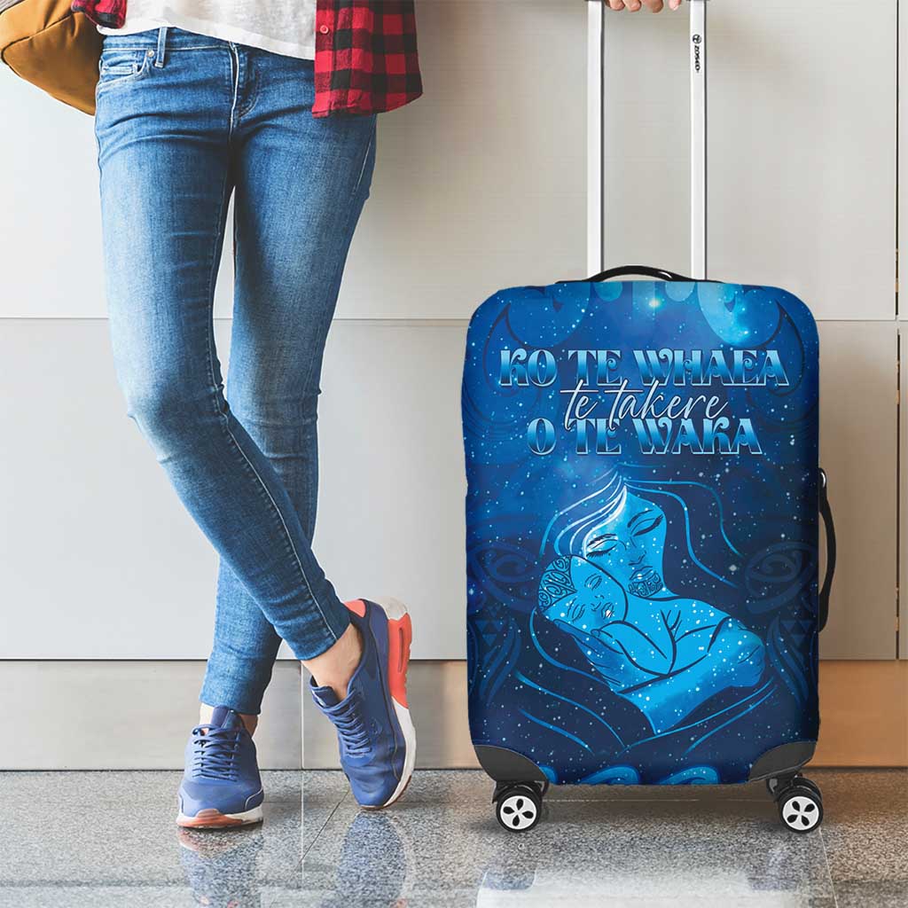 New Zealand Mother's Day Luggage Cover Ko Te Whaea Te Takere O Te Waka LT05 - Polynesian Pride