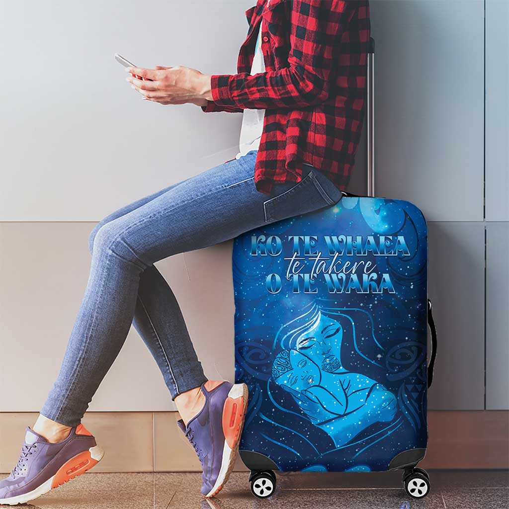 New Zealand Mother's Day Luggage Cover Ko Te Whaea Te Takere O Te Waka LT05 - Polynesian Pride