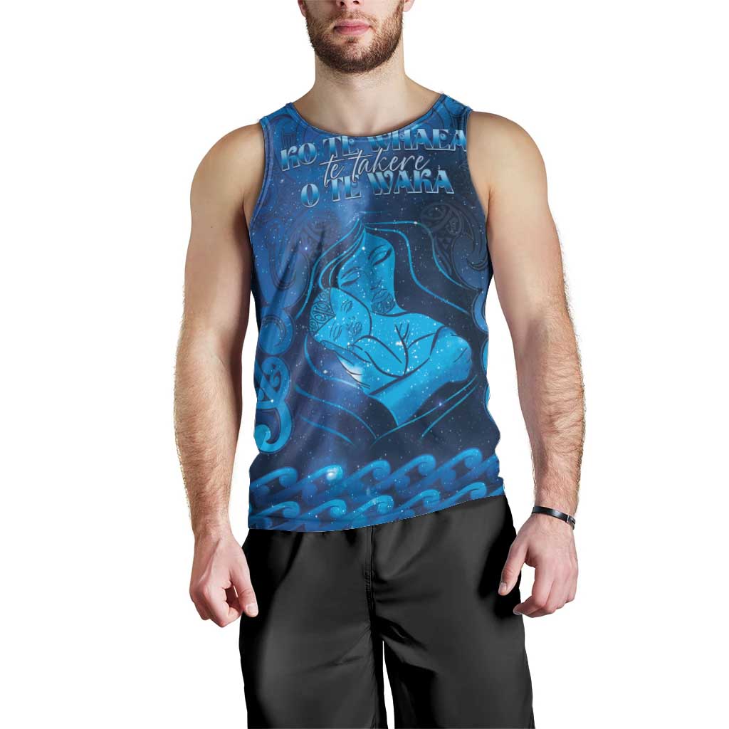 Personalised New Zealand Mother's Day Men Tank Top Ko Te Whaea Te Takere O Te Waka
