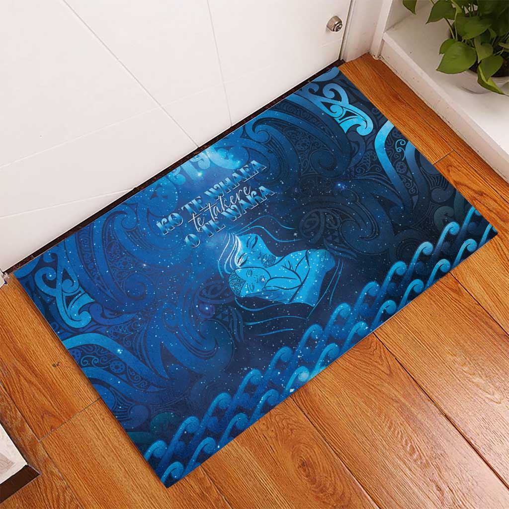 New Zealand Mother's Day Rubber Doormat Ko Te Whaea Te Takere O Te Waka