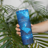 Personalised New Zealand Mother's Day Skinny Tumbler Ko Te Whaea Te Takere O Te Waka LT05 - Polynesian Pride