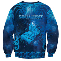 Personalised New Zealand Mother's Day Sweatshirt Ko Te Whaea Te Takere O Te Waka LT05 - Polynesian Pride