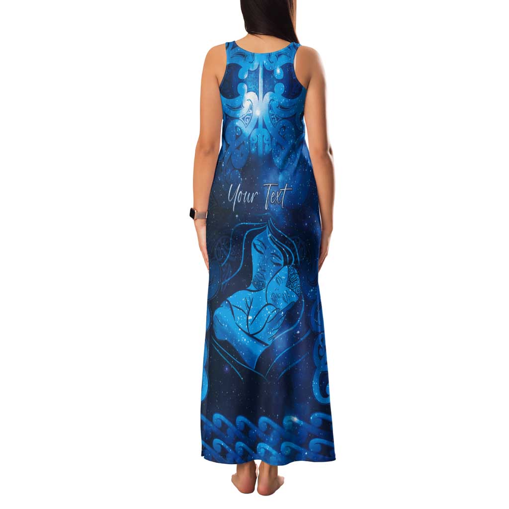 Personalised New Zealand Mother's Day Tank Maxi Dress Ko Te Whaea Te Takere O Te Waka LT05 - Polynesian Pride