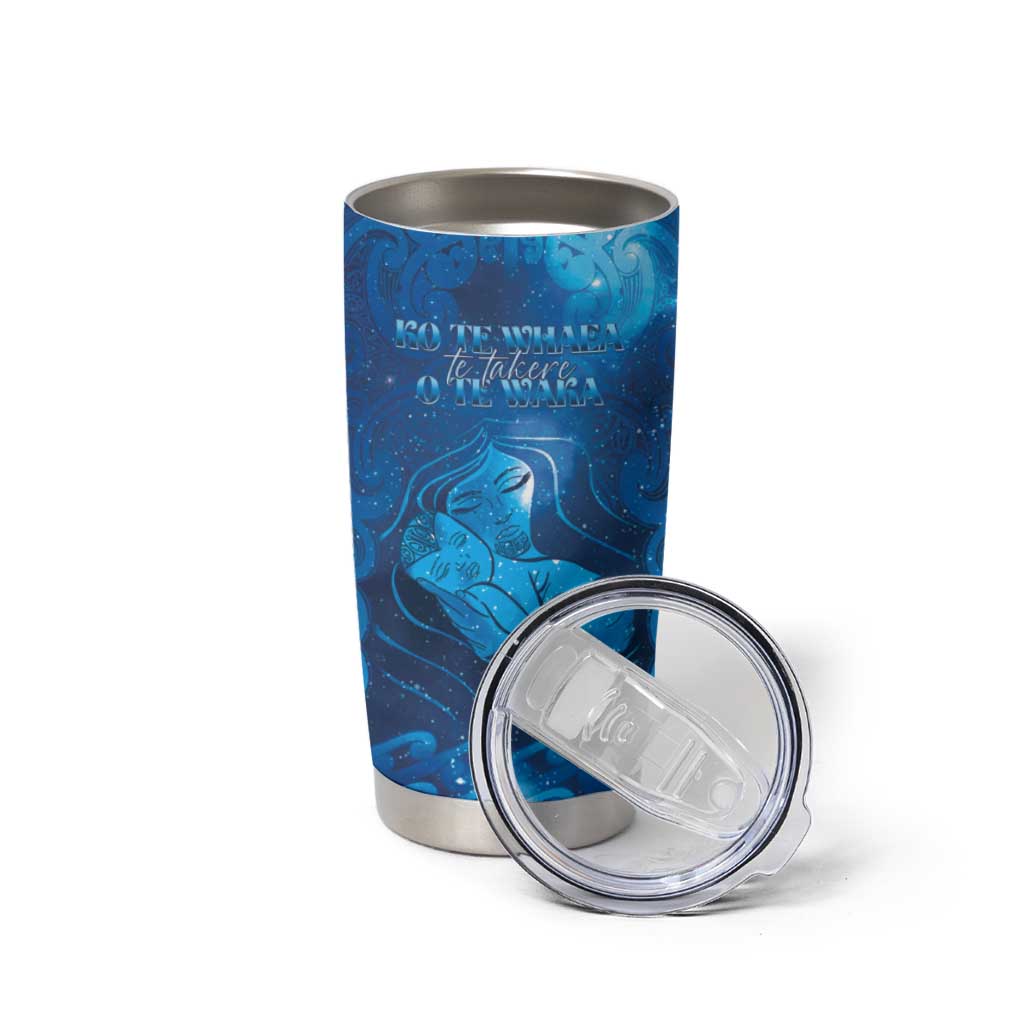 Personalised New Zealand Mother's Day Tumbler Cup Ko Te Whaea Te Takere O Te Waka LT05 - Polynesian Pride