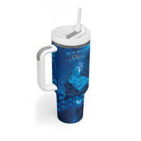 Personalised New Zealand Mother's Day Tumbler With Handle Ko Te Whaea Te Takere O Te Waka LT05 - Polynesian Pride