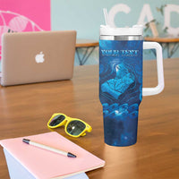 Personalised New Zealand Mother's Day Tumbler With Handle Ko Te Whaea Te Takere O Te Waka LT05 - Polynesian Pride