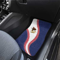 American Samoa Eagle Car Mats Polynesian Tribal Pattern Curve Style