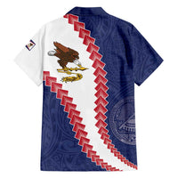 American Samoa Eagle Family Matching Mermaid Dress and Hawaiian Shirt Polynesian Tribal Pattern Curve Style
