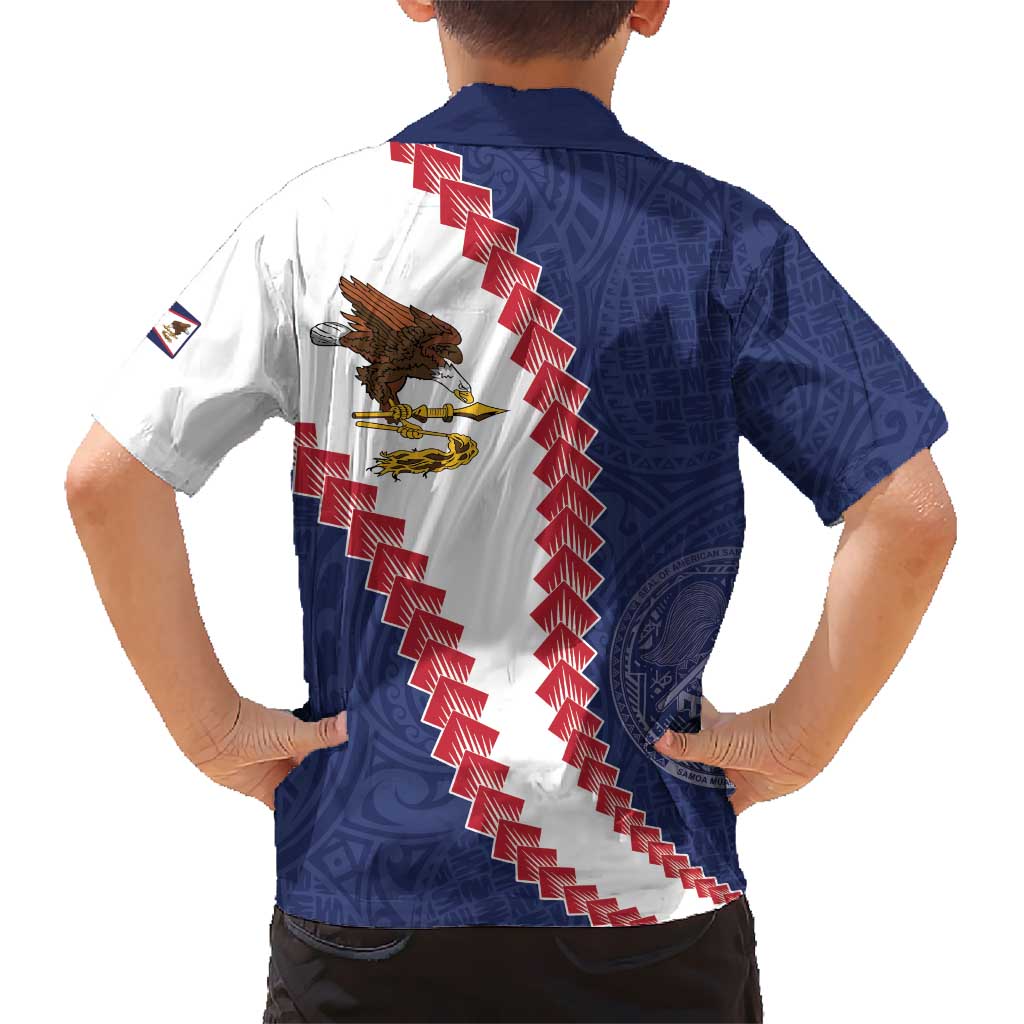 American Samoa Eagle Family Matching Summer Maxi Dress and Hawaiian Shirt Polynesian Tribal Pattern Curve Style