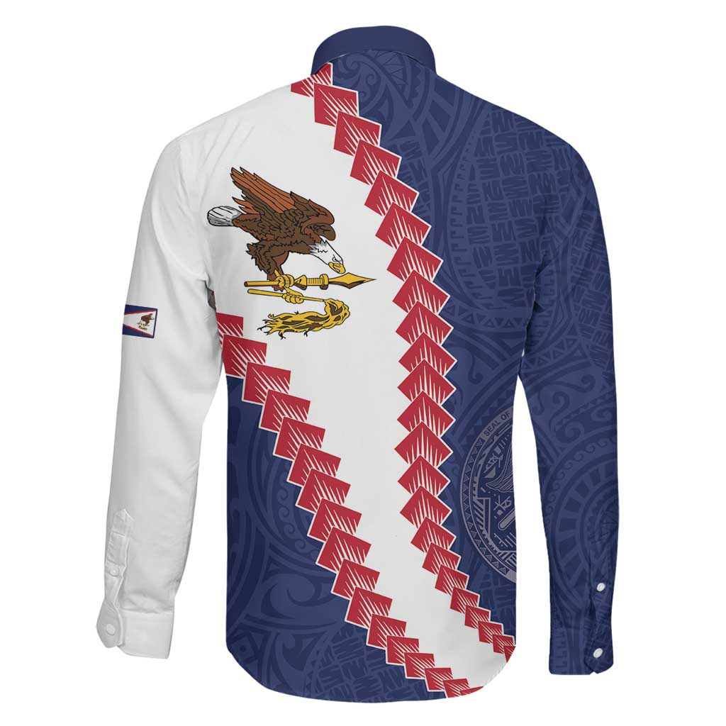 American Samoa Eagle Family Matching Tank Maxi Dress and Hawaiian Shirt Polynesian Tribal Pattern Curve Style