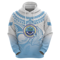 Micronesia Constitution Day Hoodie Polynesian Tribal Tattoo Simple Style LT05 - Polynesian Pride
