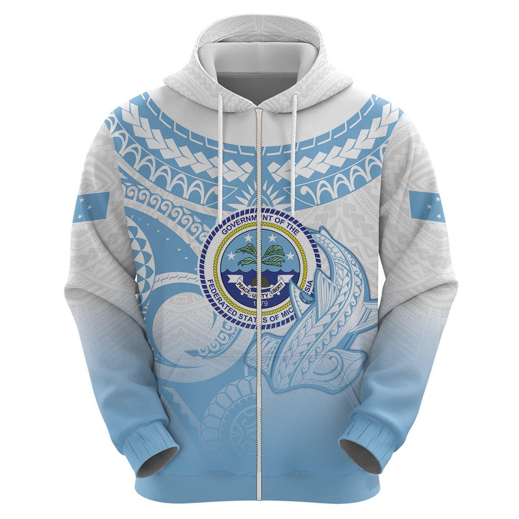 Micronesia Constitution Day Hoodie Polynesian Tribal Tattoo Simple Style LT05 - Polynesian Pride